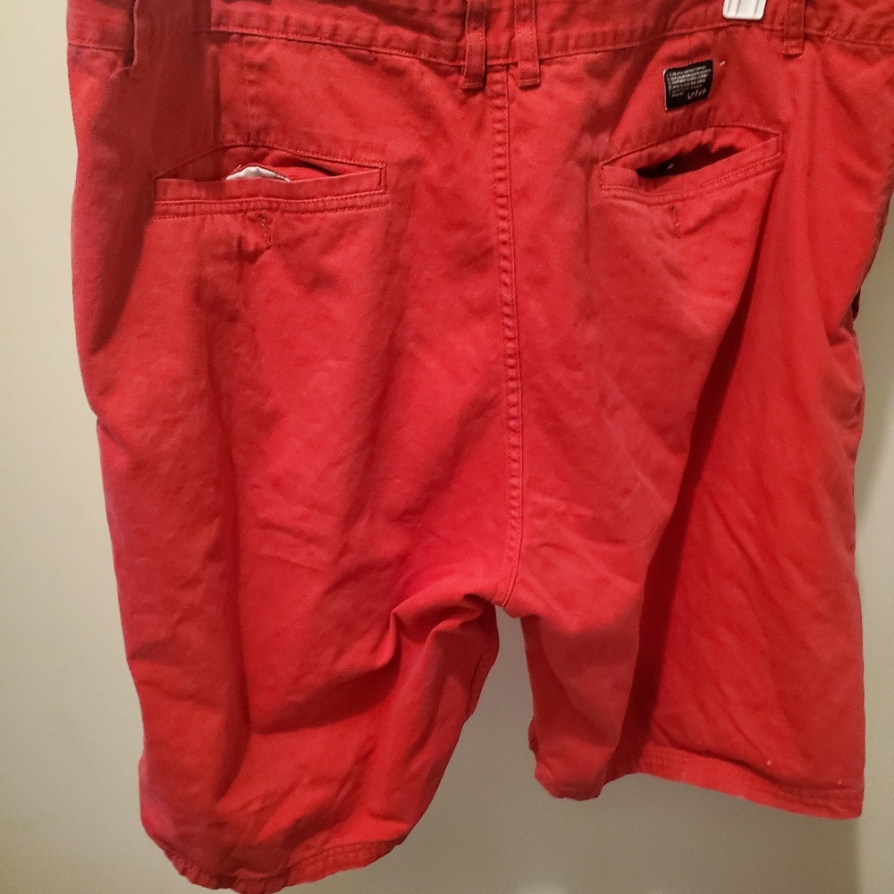 Men's red shorts
